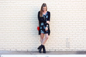 edgy affordable look with a tunic dress