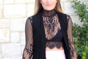 lace crop top detailing from asos