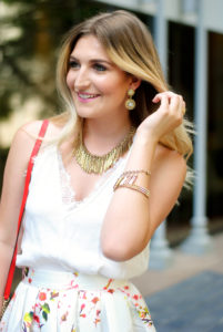 gold jewelry details for summer | Audrey Madison Stowe Blog