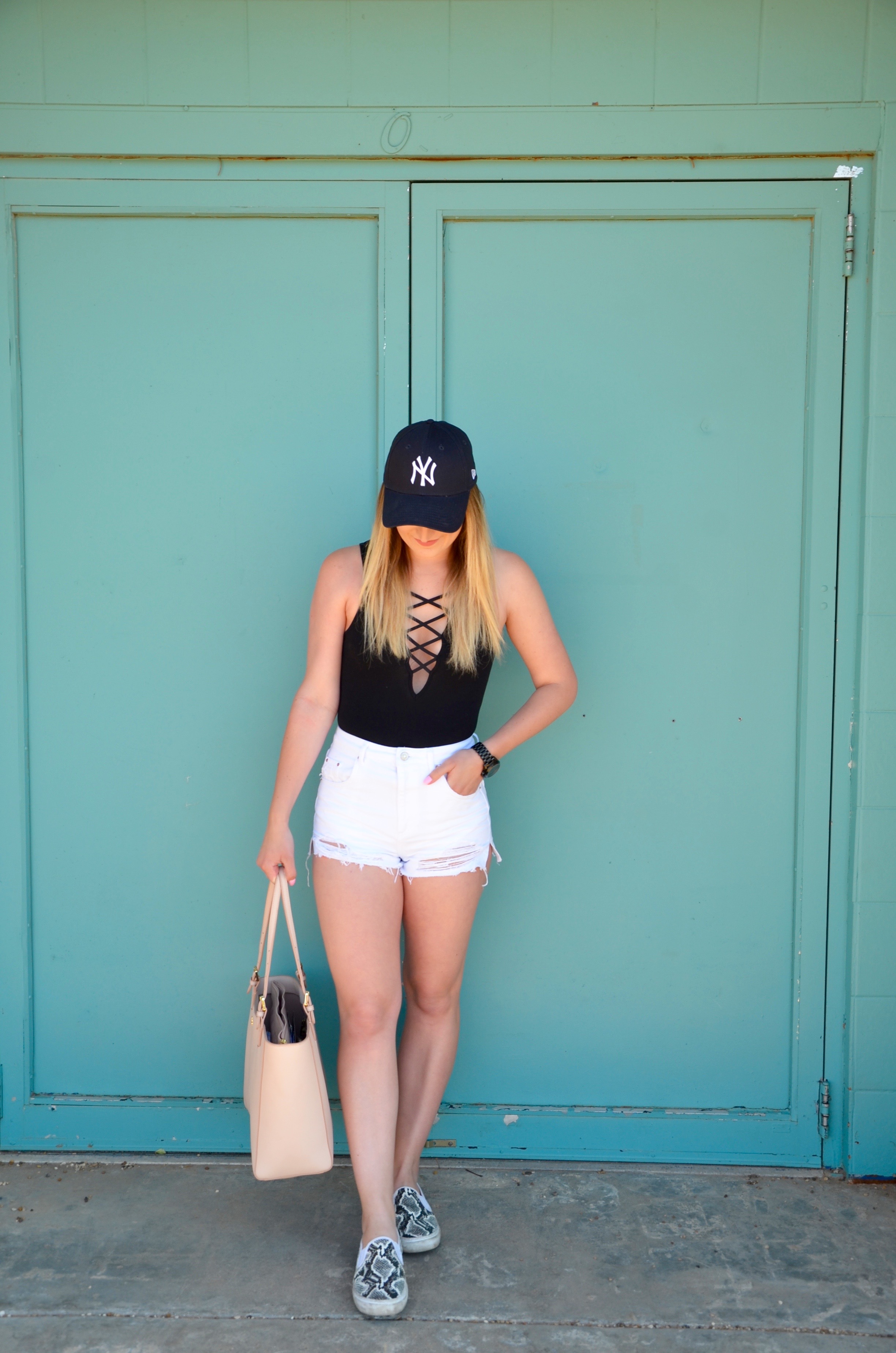 snake skin vans - Travel Outfit Of The Day by popular Texas style blogger Audrey Madison Stowe