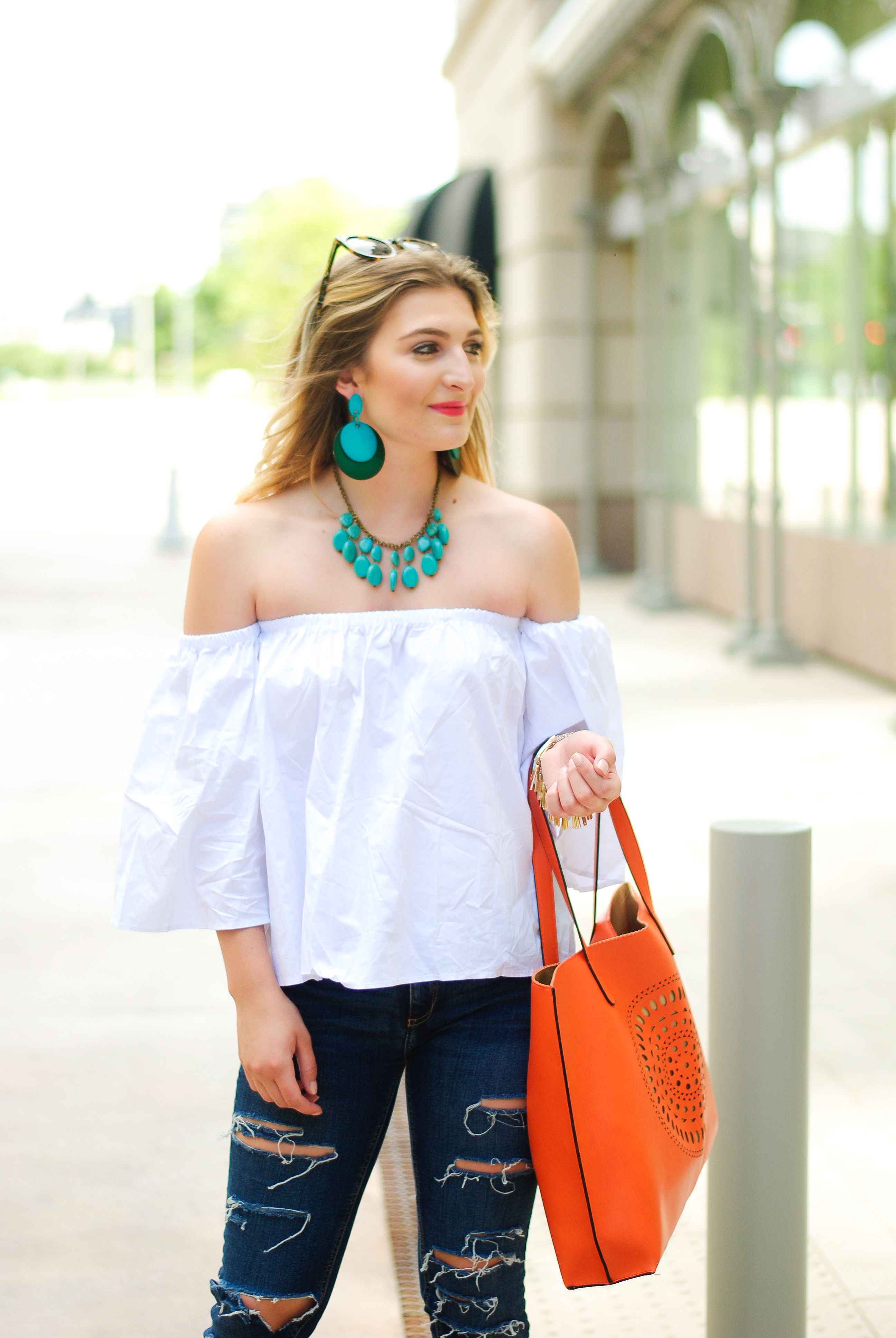 blue accessories for summer | Audrey Madison Stowe Blog