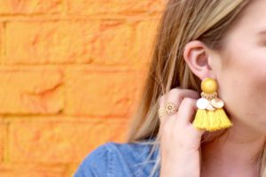 summer tassel earrings | Audrey Madison Stowe Blog