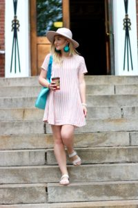 shift pastel dress | Audrey Madison Stowe Blog