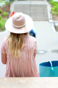 pink hat and dress | Audrey Madison Stowe Blog