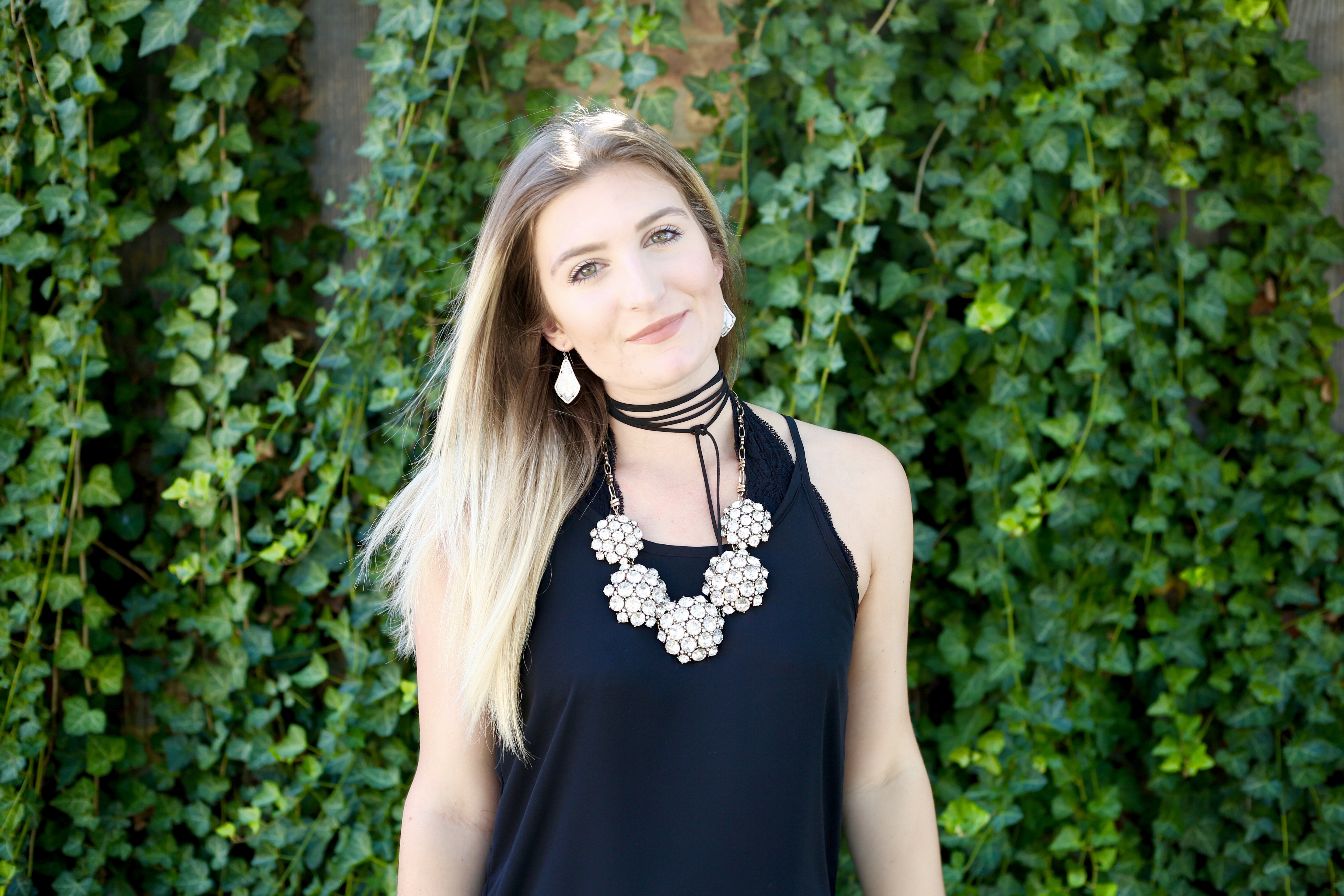 Pref Night - Sorority Recruitment look | AMS Blog - Preference Night dress by popular Texas fashion blogger and student Audrey Madison Stowe