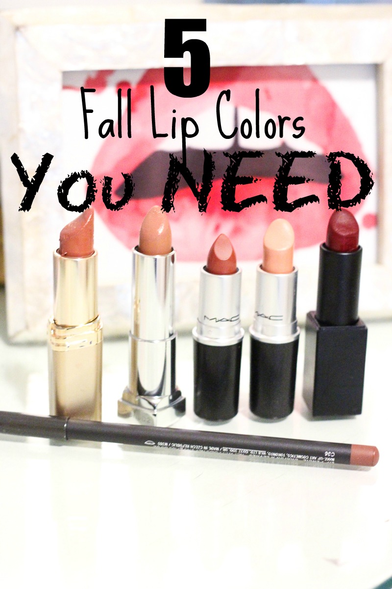 Five Fall Lip Colors you NEED | AMS Blog