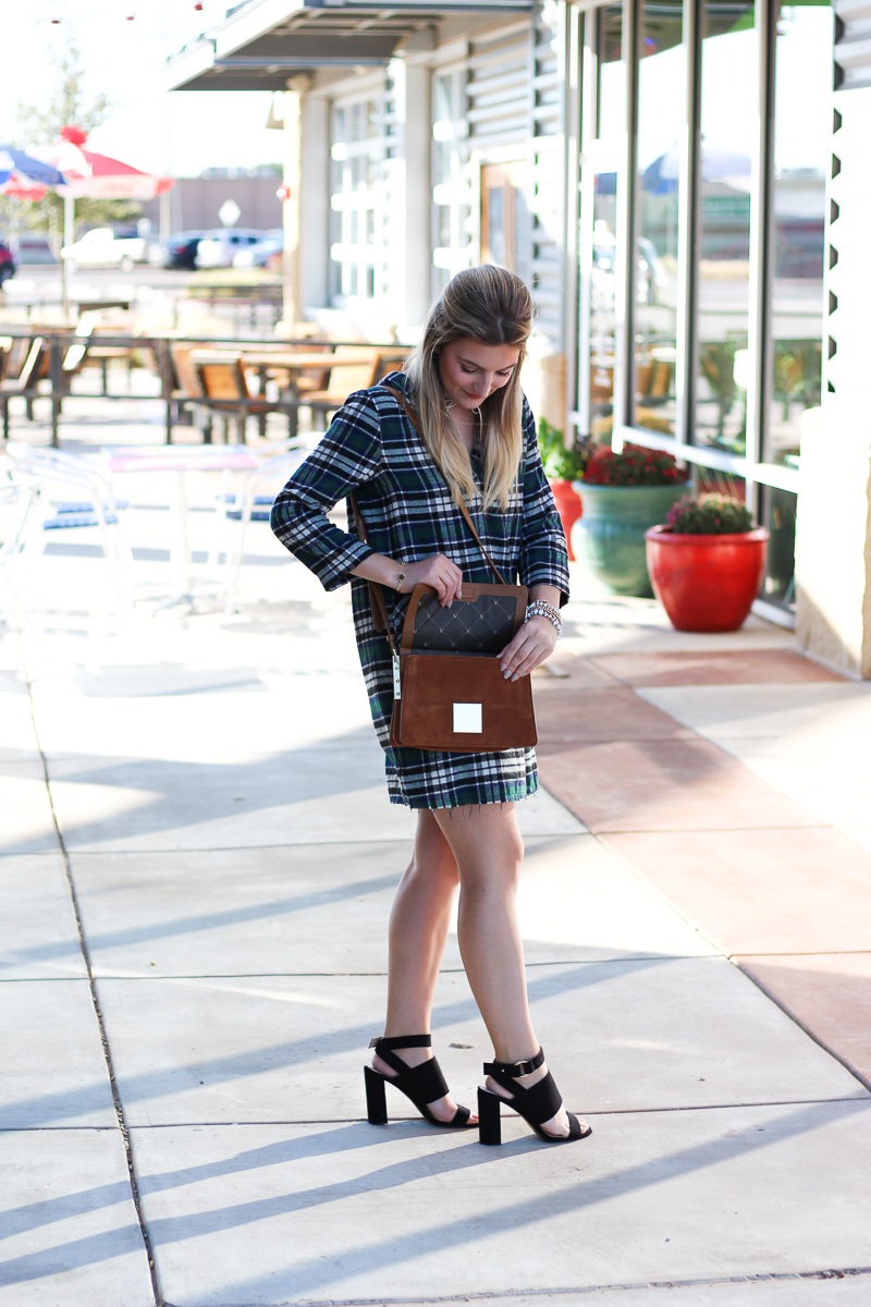 Sarahbelle's | Nordstrom | Plaid | Formal Thanksgiving Outfit featured by top Texas fashion blog Audrey Madison Stowe