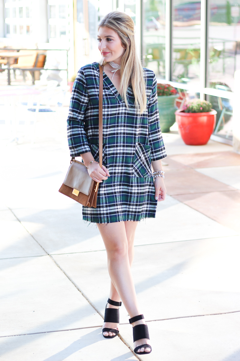 Sarahbelle's | Nordstrom | Plaid | Formal Thanksgiving Outfit featured by top Texas fashion blog Audrey Madison Stowe