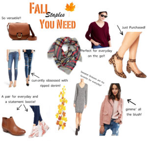 fall staples you NEED | AMS Blog