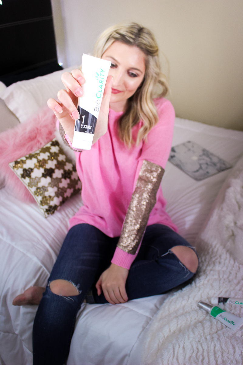 Clear Skin For the New Year With BioClarity Fashion and Lifestyle blogger Audrey Madison Stowe