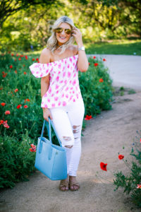 Spring Work Bag With Dagne Dover by lifestyle and fashion blogger Audrey Madison Stowe