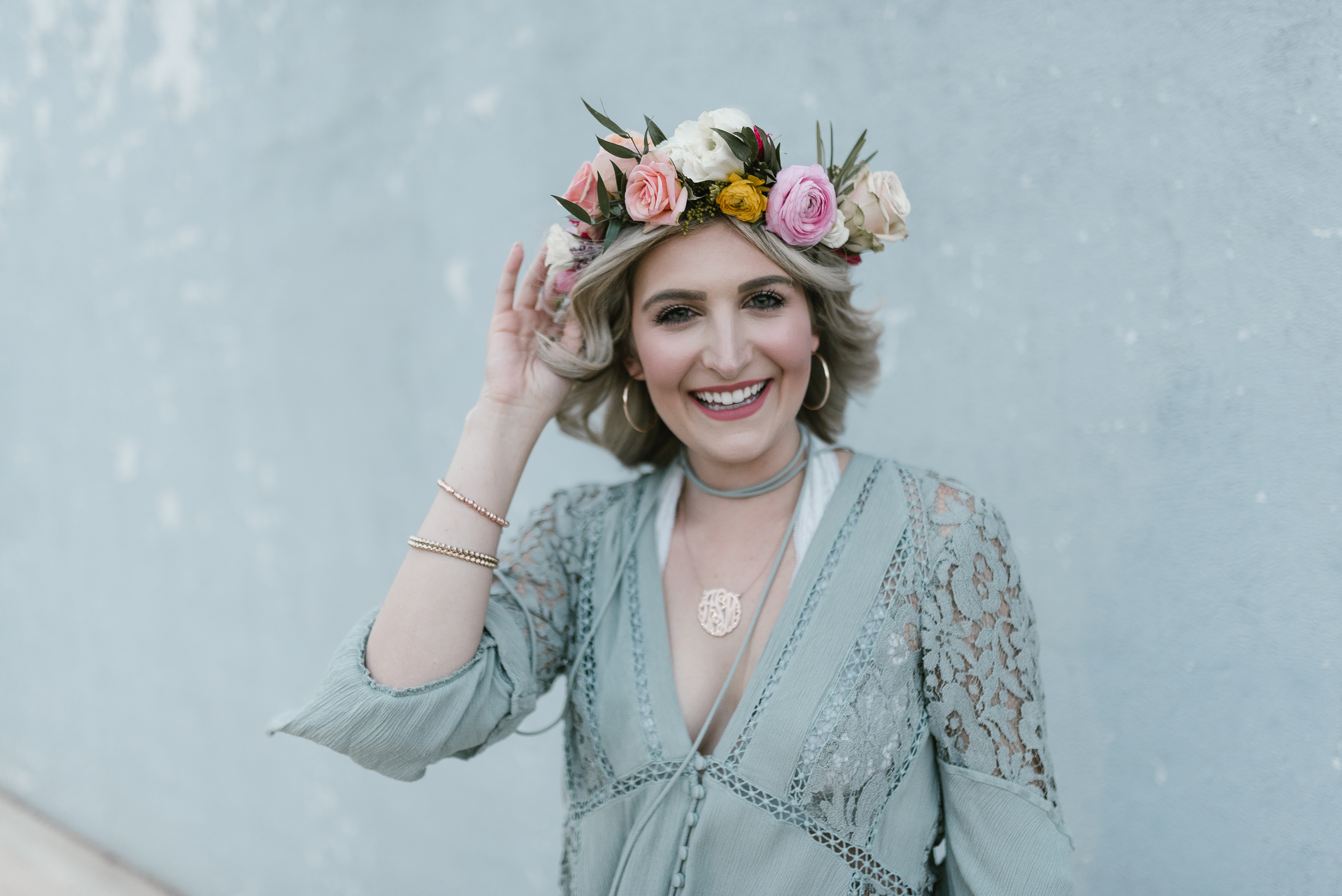 Flower Crown Party in West Texas | Bachelorette Idea | Lubbock, TX bloggers | by lifestyle and fashion blogger Audrey Madison stowe - Bachelorette Flower Crowns featured by popular Texas blogger, Audrey Madison Stowe