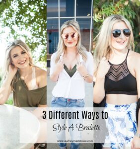 How To Style A Bralette With Kohls by popular Texas fashion blogger, Audrey Madison Stowe
