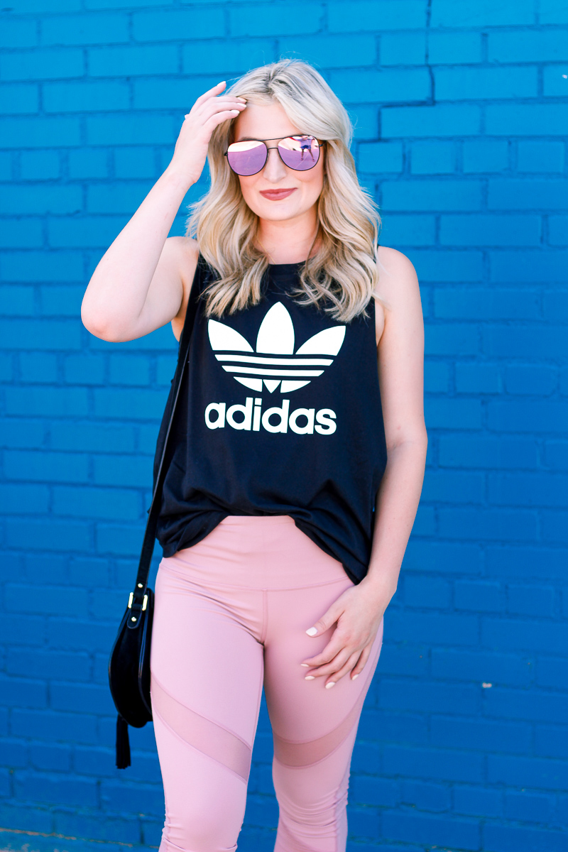 3 Ways to Wear Your Athletic Tank | Adidas | Nordstrom | Audrey Madison Stowe a fashion and lifestyle blogger 