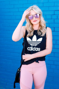 3 Ways to Wear Your Athletic Tank | Adidas | Nordstrom | Audrey Madison Stowe a fashion and lifestyle blogger