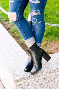 Black booties to transition from seasons | Audrey Madison Stowe a fashion and lifestyle blogger