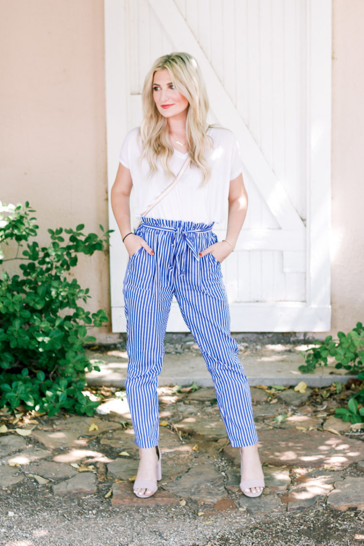Striped Pants for Work, Church, and Play - Audrey Madison Stowe