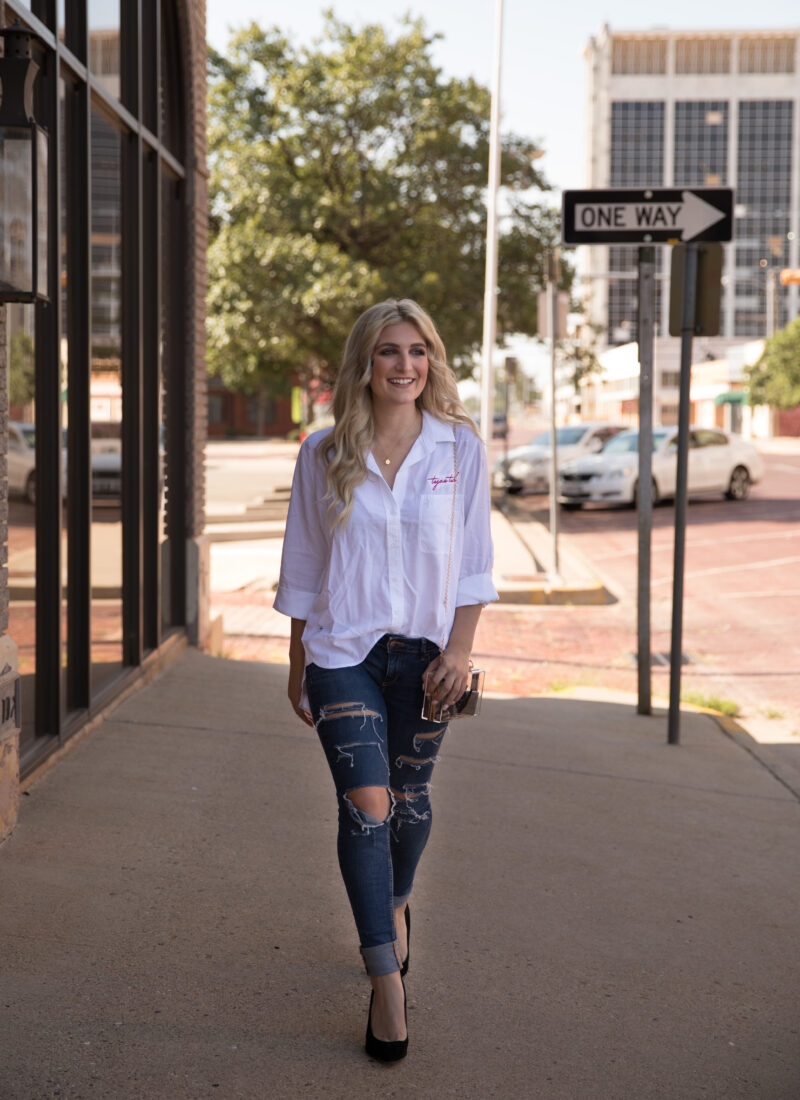 Texas Tech College Game day style | Sideline Swagger | Audrey Madison Stowe a fashion and lifestyle blog