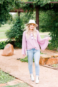 Low-Rise Jegging Jeans by DENIZEN® from Levi’s® | Purple Sweater | AMS a fashion and lifestyle blog in Lubbock Texas