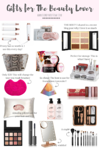 Gift Guide for The Beauty Lover | Holiday Gift ideas | Audrey Madison Stowe a fashion and lifestyle blogger