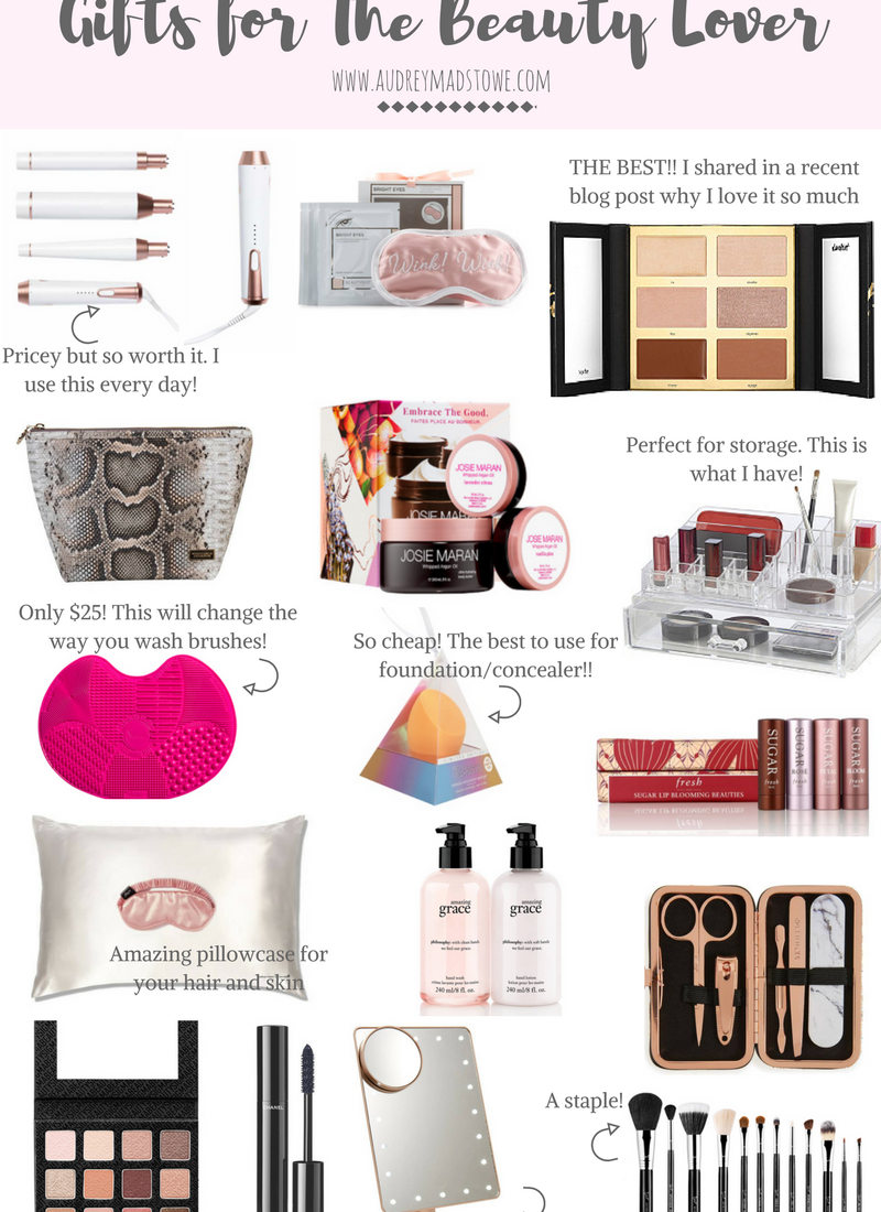 Gift Guide for The Beauty Lover | Holiday Gift ideas | Audrey Madison Stowe a fashion and lifestyle blogger