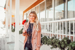 Ringing in the New Year | Velvet Blazer | Audrey Madison Stowe a fashion and lifestyle blogger