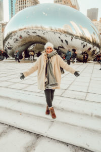 The Bean | Cloud Gate | Chicago Travel Diary | Audrey Madison Stowe a fashion and lifestyle blogger