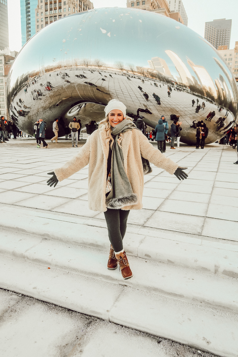 The Bean | Cloud Gate | Chicago Travel Diary | Audrey Madison Stowe a fashion and lifestyle blogger - Weekend in Chicago by popular Texas blogger Audrey Madison Stowe