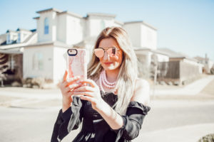 New Spring Phone Case | LuMee Light up phone case | Audrey Madison Stowe a fashion and lifestyle blogger