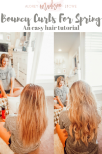 Bouncy Spring Curls For Spring With Bombay Hair | Hair Tutorial Inspo | Audrey Madison Stowe a Fashion and Lifestyle Blogger
