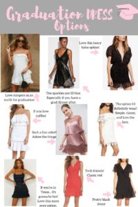 Graduation 2018 Dress Ideas | Audrey Madison Stowe a fashion and lifestyle blog