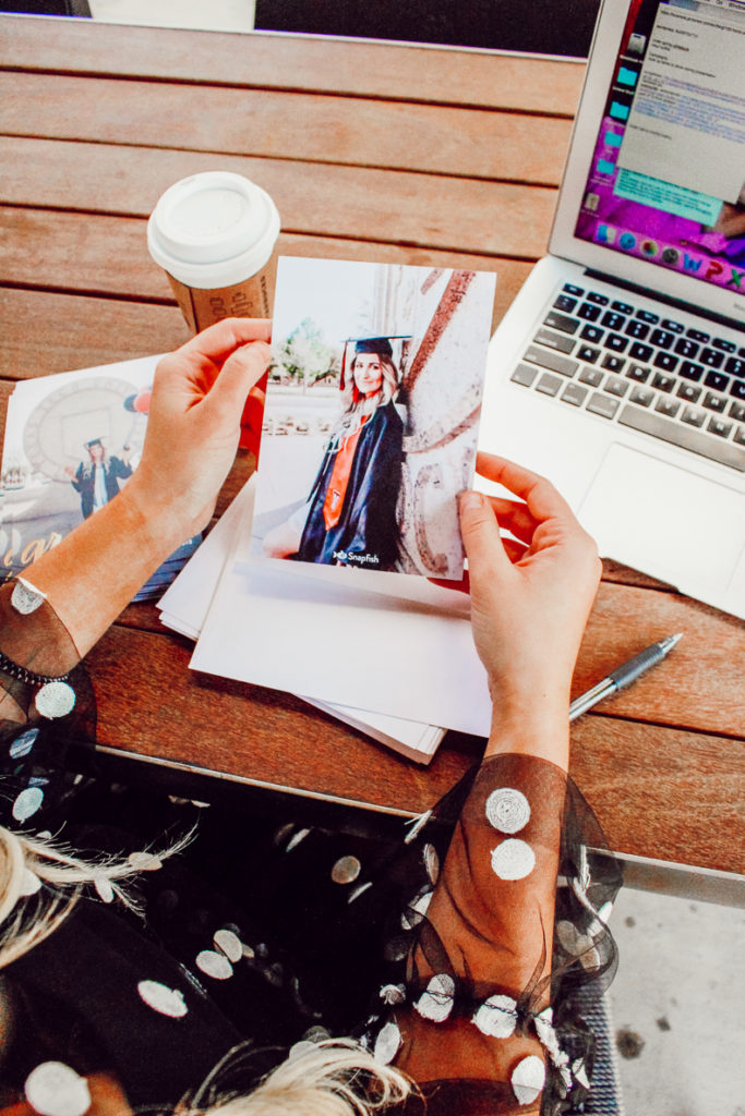 Texas Tech Graduation Announcements with Snapfish | Audrey Madison Stowe a fashion and lifestyle blogger