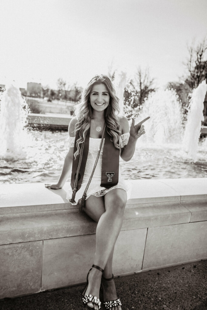 graduation Audrey Madison Stowe a fashion and lifestyle blogger - Senior Year In Review at TTU by popular Texas blogger, Audrey Madison Stowe