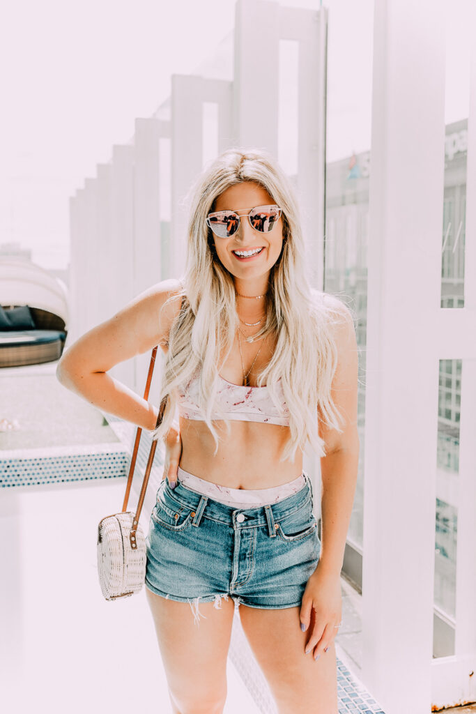 Poolside in ATL | Cute Summer Bikinis featured by popular Texas fashion blogger Audrey Madison Stowe