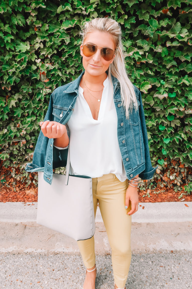 White Tunic Styled 3 Ways | Everyday Blouse - Audrey Madison Stowe