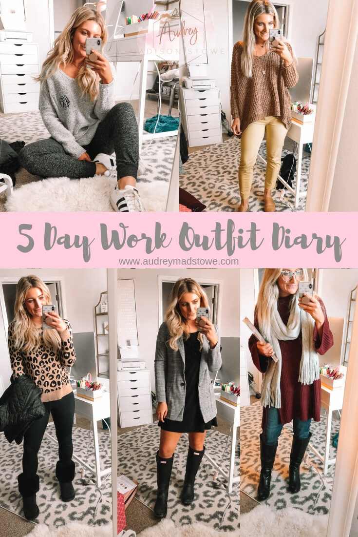 What I Wore To Work | 5 Day Work Outfit Diary