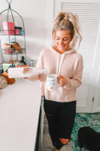 Homemade Paleo Coconut Creamer | Audrey Madison Stowe a fashion and lifestyle blogger