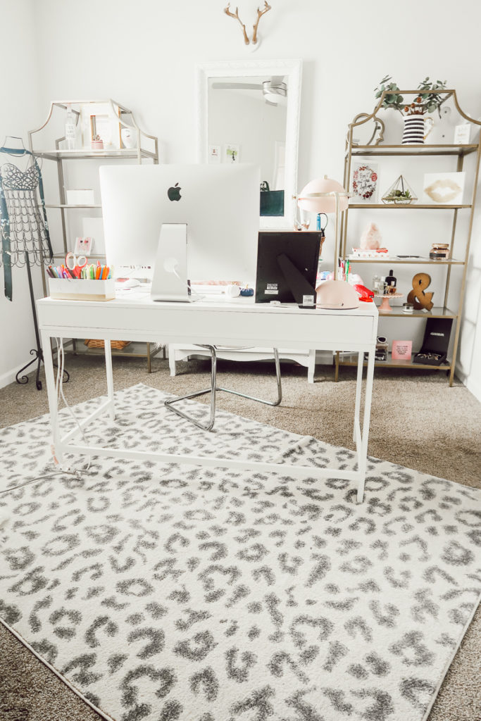 Home Office Tour | Girly Blogger Cloffice | Blogger Office | Modern Home Office Ideas featured by top Texas lifestyle blog Audrey Madison Stowe