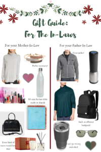 Gift Guide For The In-Laws | Gifts for your boyfriends parents | Audrey Madison Stowe a fashion and lifestyle blogger