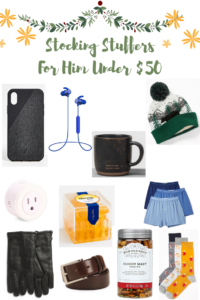 Stocking Stuffers For Him Under $50 | Affordable Stocking Stuffers | Audrey Madison Stowe a fashion and lifestyle blogger