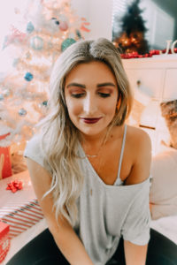 Holiday Makeup Tutorial | Christmas Party Makeup | Audrey Madison Stowe a fashion and lifestyle blogger
