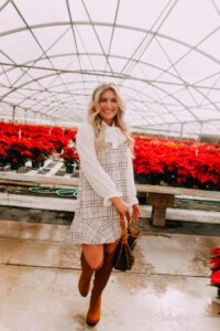 The Perfect Dress For Christmas Dinner | Chicwish Plaid Dress | Audrey Madison Stowe a fashion and lifestyle blogger