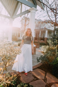New Years Eve Lookbook | Princess Maxi Skirt | Audrey Madison Stowe a fashion and lifestyle blogger