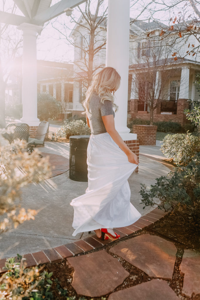 Princess Maxi Skirt | Lookbook | The Cutest New Years Eve Looks featured by top Texas fashion blogger Audrey Madison Stowe