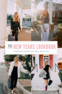 New Years Eve Lookbook | Audrey Madison Stowe a fashion and lifestyle blogger