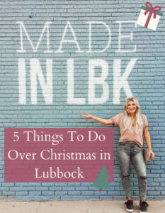 5 Things To Do in Lubbock, Texas over Christmas | Lubbock, TX Things to do | Audrey Madison Stowe a fashion and lifestyle blogger