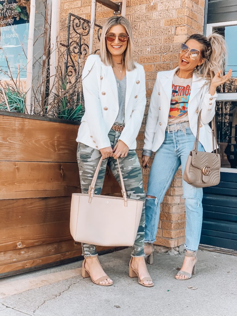 Two Ways To Style a White Blazer | Lubbock, Texas Bloggers |  Audrey Madison Stowe a fashion and lifestyle blogger