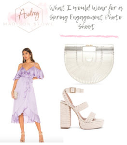 What to Wear For Engagement Photos in the Spring | Audrey Madison Stowe a fashion and lifestyle blogger in Texas