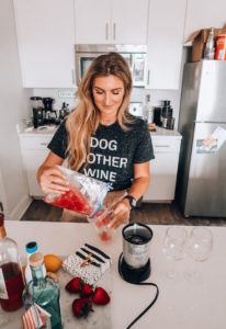 Boozy Frosè Recipe for National Wine Day | Audrey Madison Stowe a fashion and lifestyle blogger