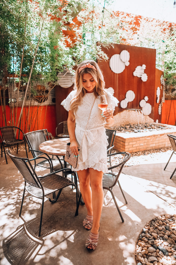 Little White Dress | Rehearsal Dress | Audrey Madison Stowe a fashion and lifestyle blogger